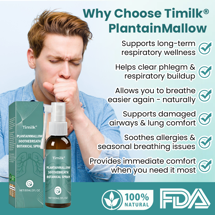 Timilk® PlantainMallow SootheBreath Botanical Spray❣️