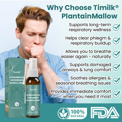 Timilk® PlantainMallow SootheBreath Botanical Spray❣️