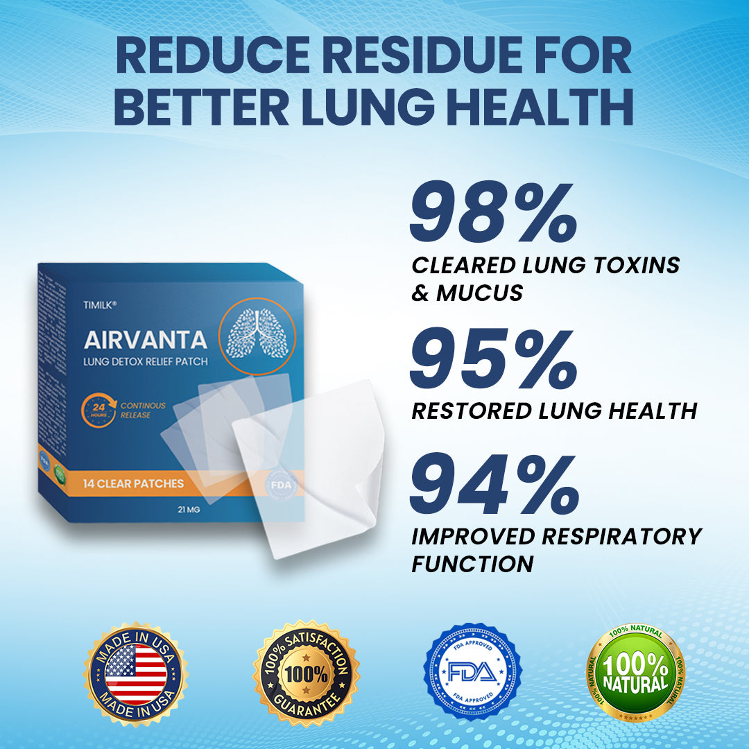 Timilk® AirVanta Lung Detox Relief Patch💝